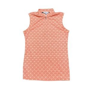 SWANNIES GOLF Girls' Sleeveless Polo Peach Size XL